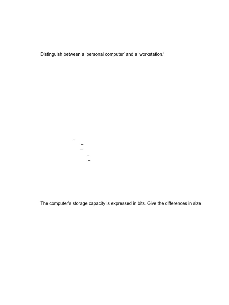 Computing Fundamentals Overview Guide | PDF | Input/Output | Computer ...