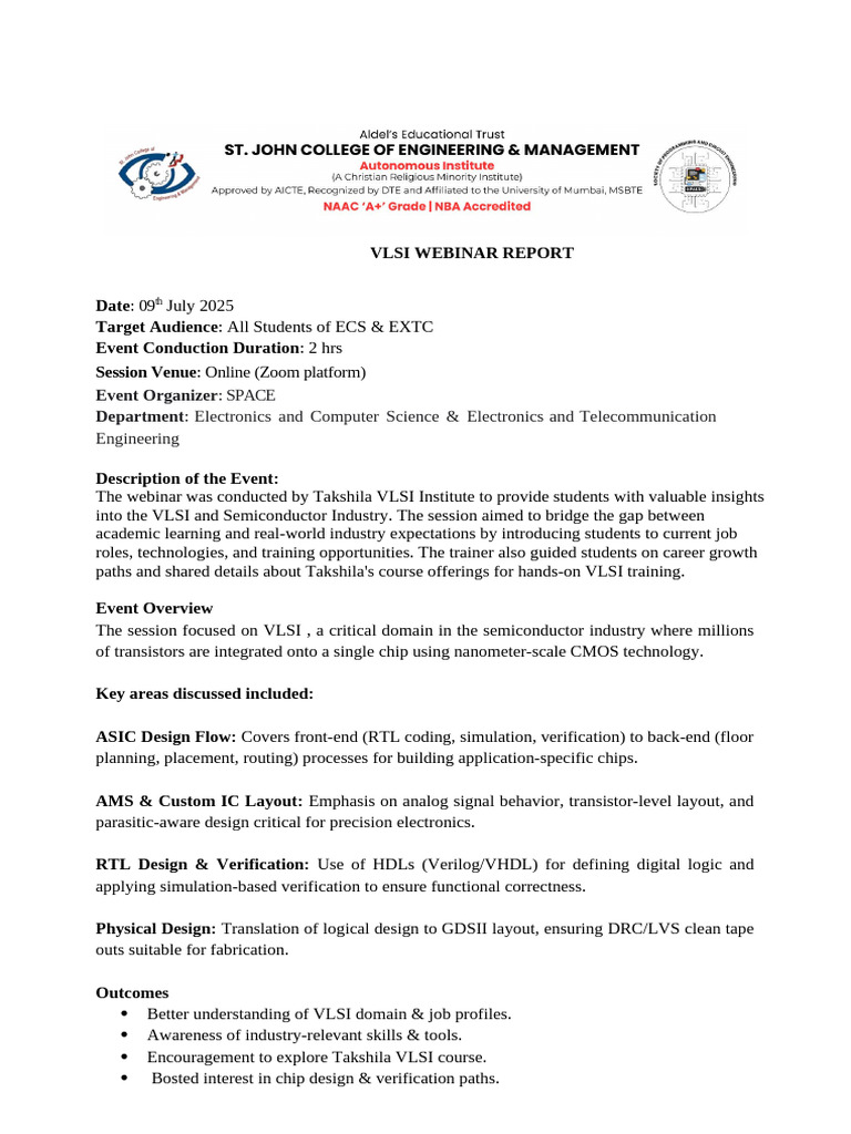 VLSI Report | PDF