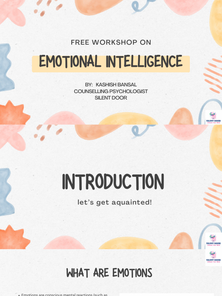 Emotional Intelligence | PDF | Emotions | Emotional Intelligence
