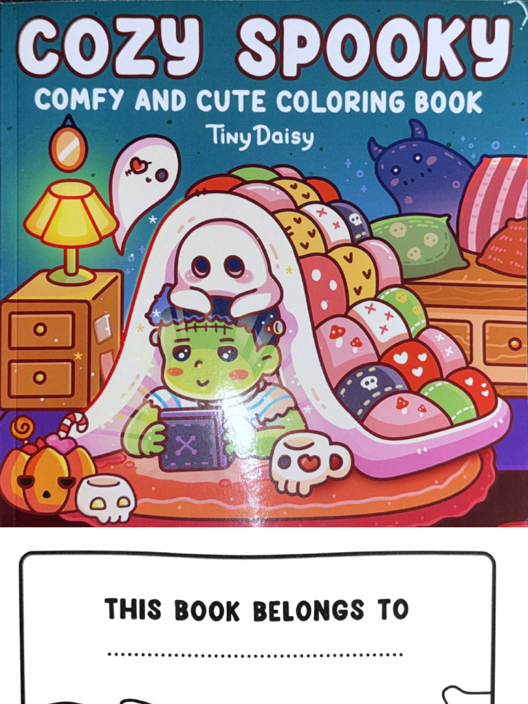 Cozy Spooky Coloring Book PDF | PDF