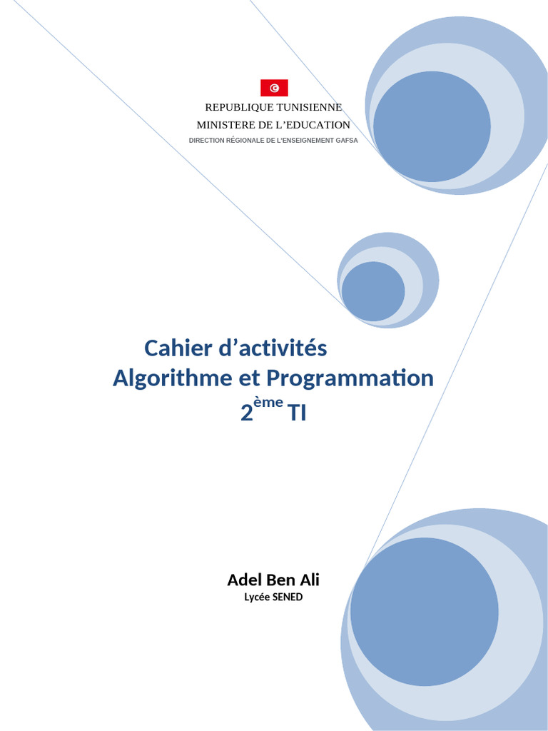 Algorithme et Programmation en TI | PDF | Structure de contrôle ...