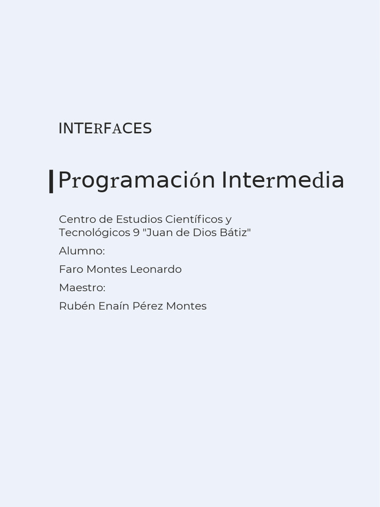 Interfaces en Java: Guía Completa | PDF | Java (lenguaje de ...