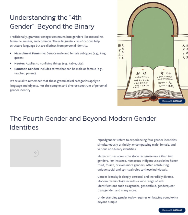 Understanding the Fourth Gender Identity | PDF