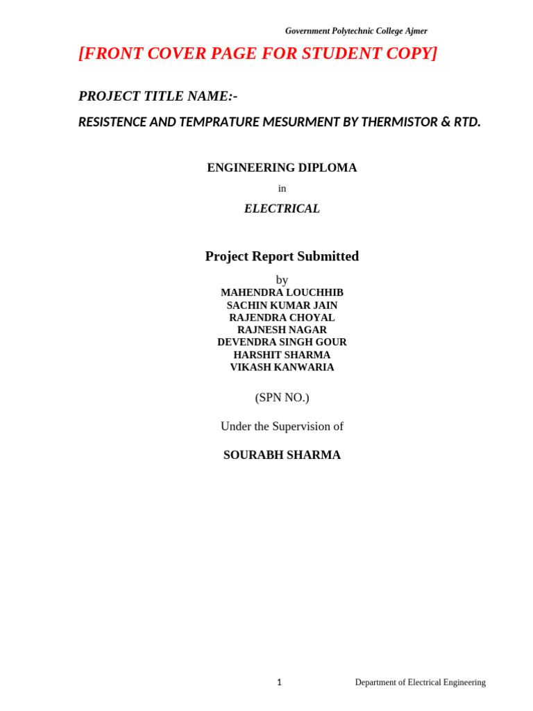 Project Report Format | PDF | Power Supply | Printed Circuit Board