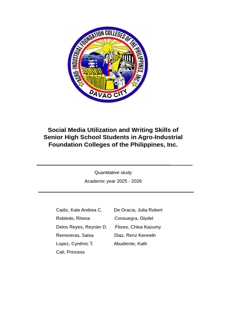 Social Media Use and Writing Skills Analysis | PDF | Human ...