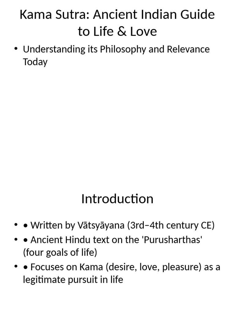 Kama Sutra: Guide to Love & Life | PDF
