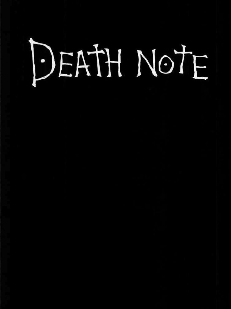 Death Note PDF | PDF