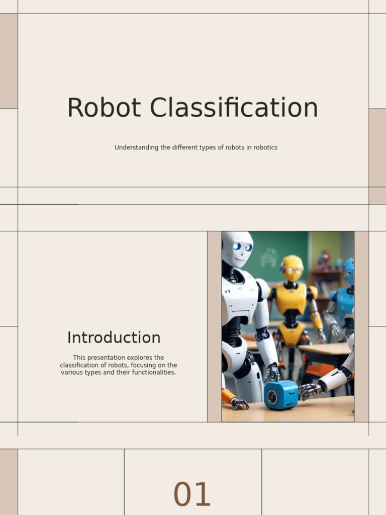 Types and Classification of Robots | PDF | Robot | Robotics