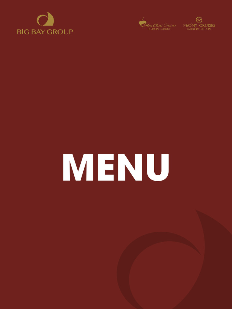 Menu 2025 | PDF
