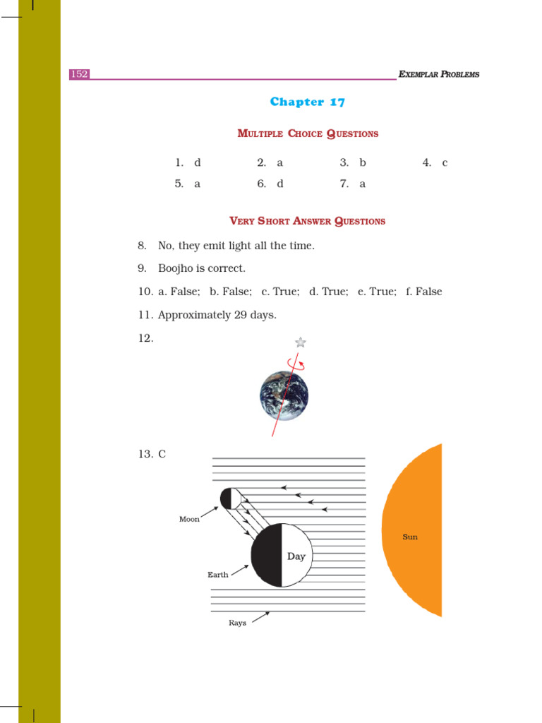 Stars and The Solar System | PDF | Moon | Astronomy
