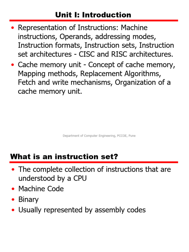 Instruction Set Architectures Overview | PDF | Cpu Cache | Random ...