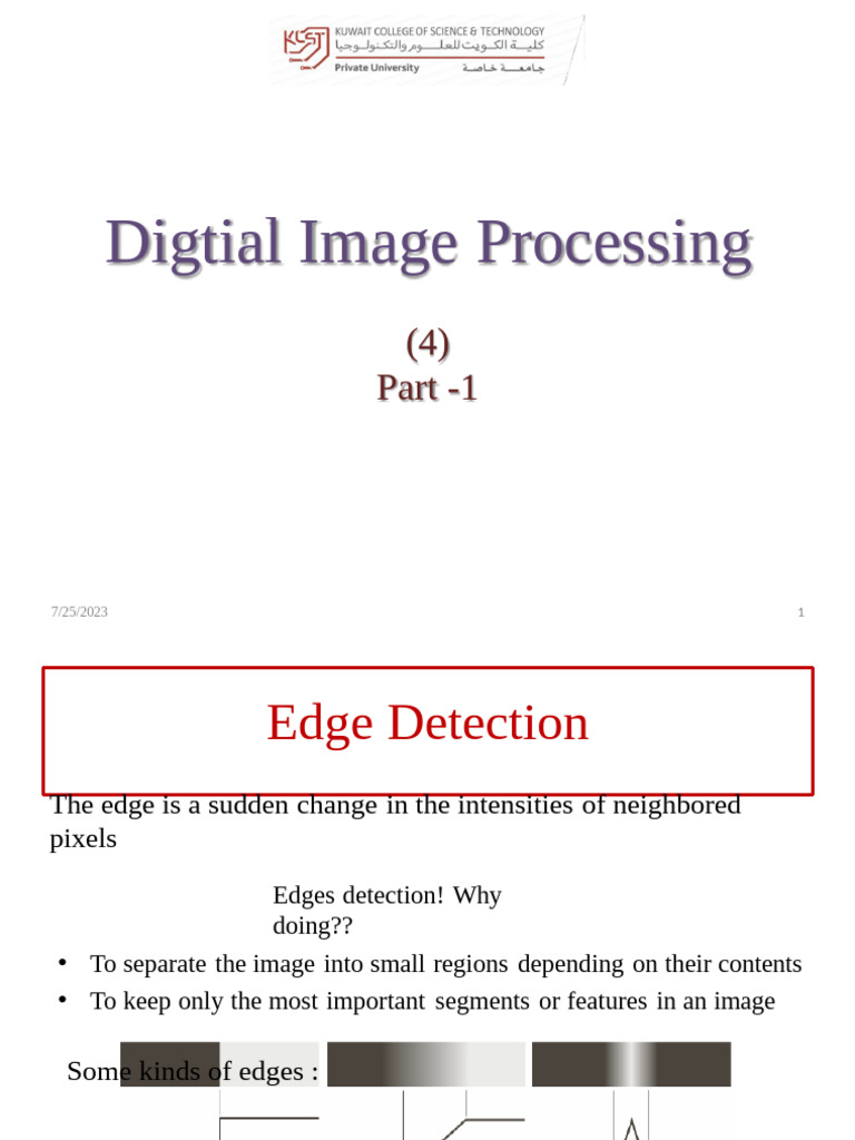 Edge Detection Techniques in Image Processing | PDF | Multidimensional ...