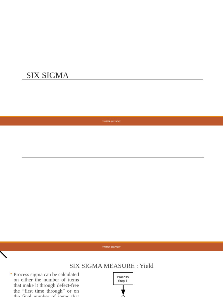 Six Sigma Yield and Process Improvement | PDF | Six Sigma | Standard ...