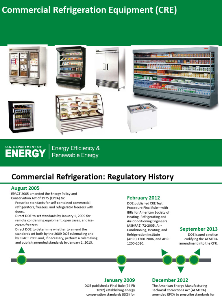 CRE Energy Conservation Standards Overview | PDF | Efficient Energy Use ...