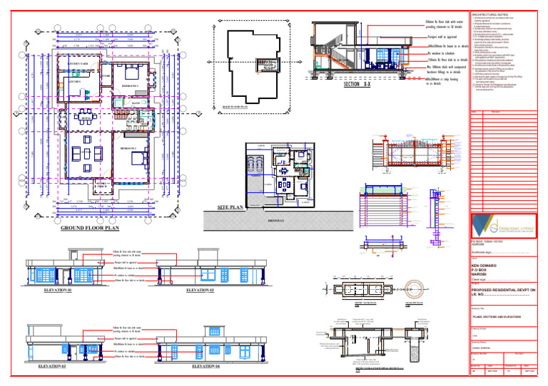 Architectural Drawing for Residential Development | PDF | Building ...
