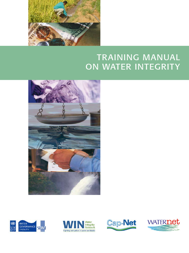 Water Integrity Training Manual | PDF | Governance | Water Resources