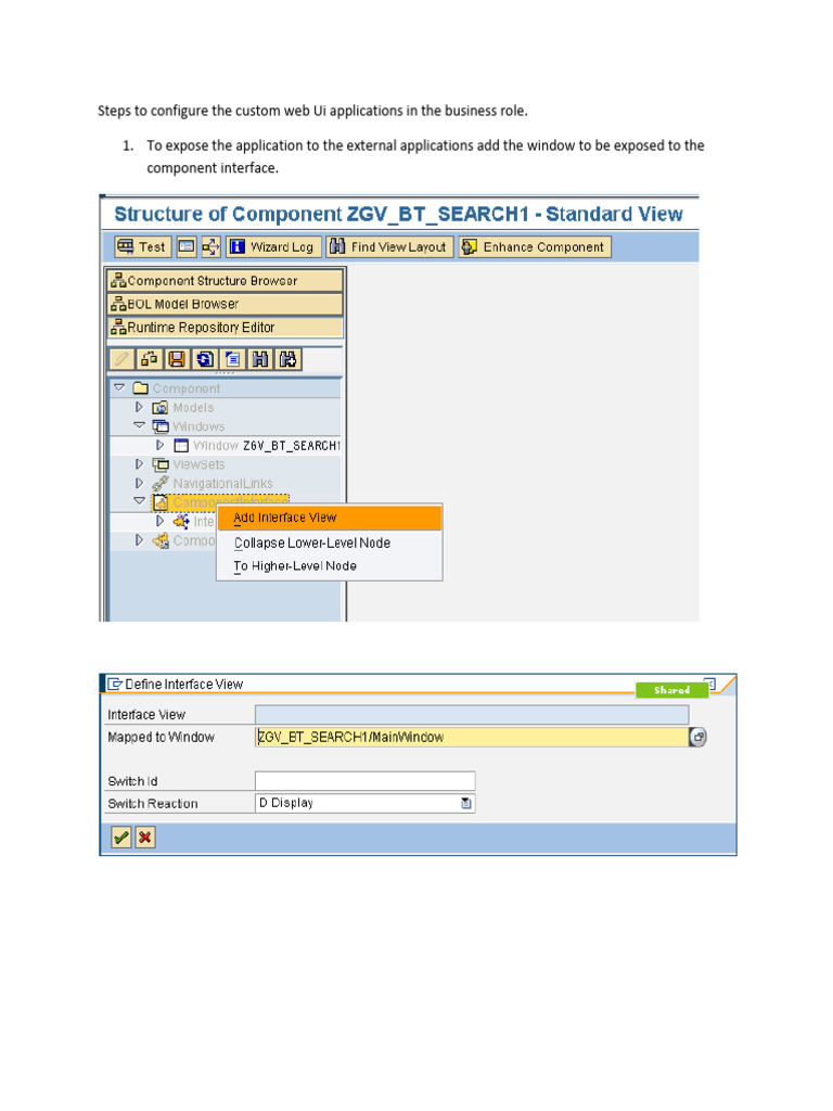 14 - Assing Custom Webui To Business Role | PDF