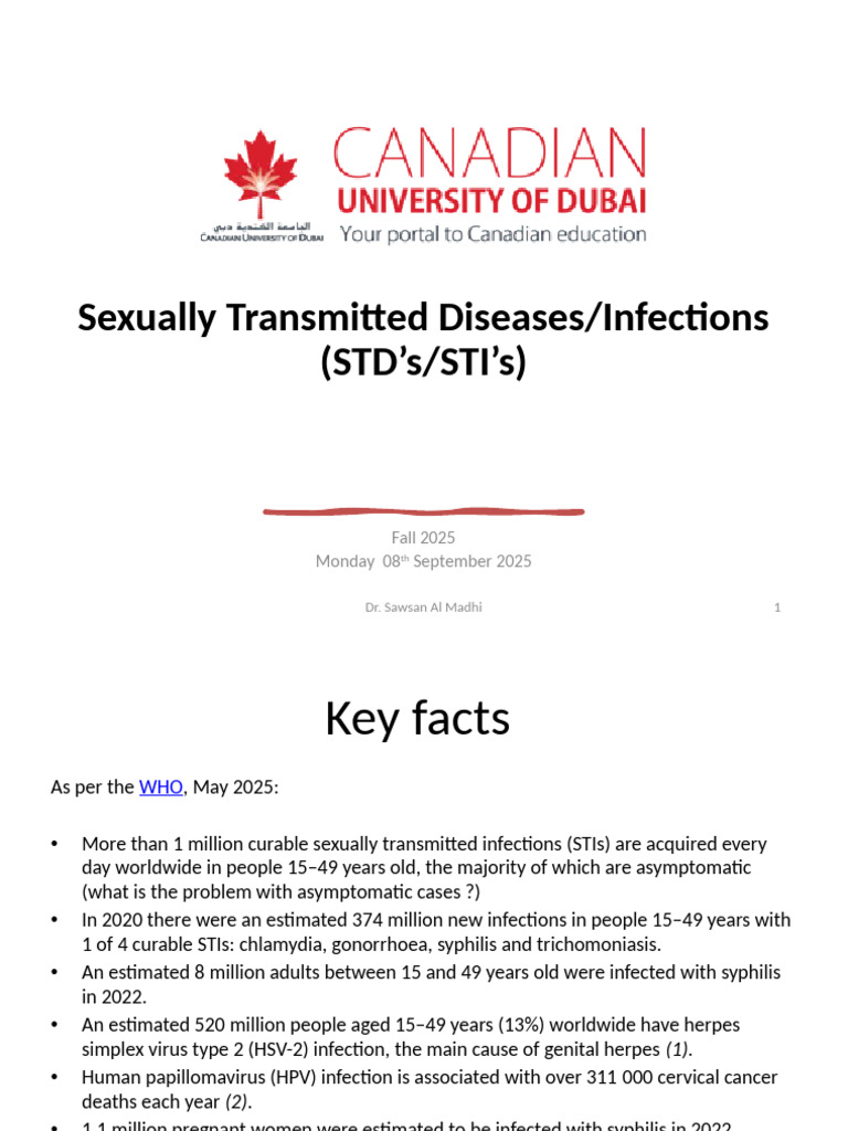 Understanding STDs: Key Facts & Types | PDF | Sexually Transmitted ...