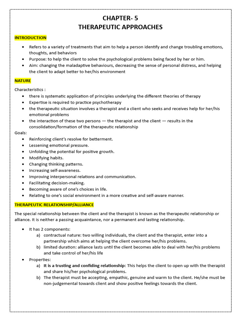 ch-5(12) | PDF | Psychotherapy | Cognitive Behavioral Therapy