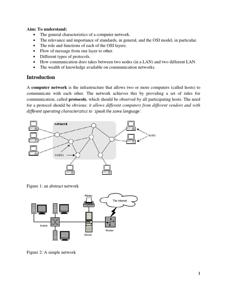Osi Layer And Communication Between Two Node In A Network Osi Model Network Packet
