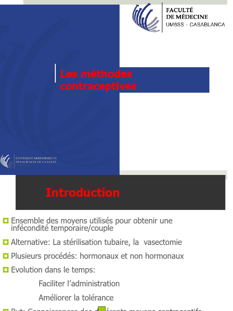 Méthodes contraceptives : guide complet | PDF | Contraception ...
