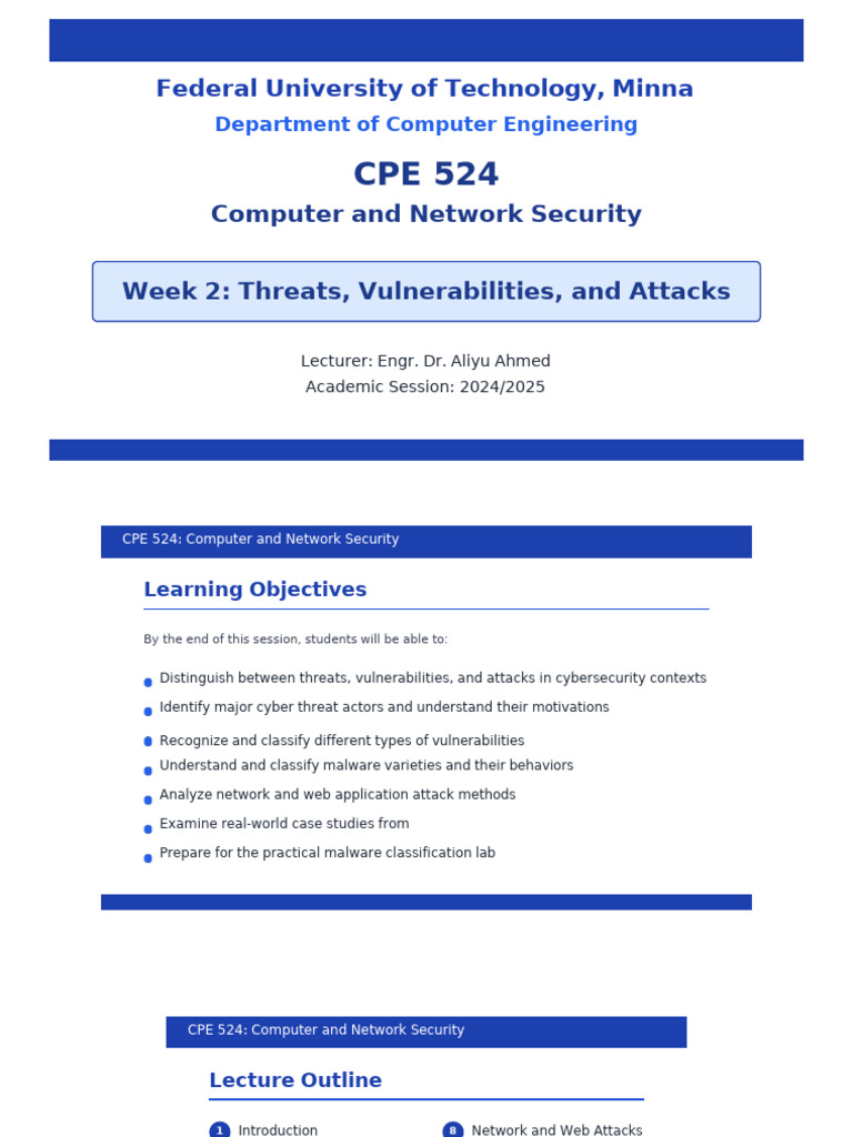 Cybersecurity Threats and Vulnerabilities Guide | PDF | Security ...