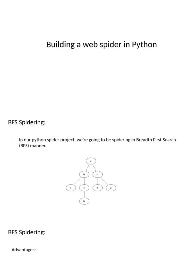 Building A Web Spider | PDF