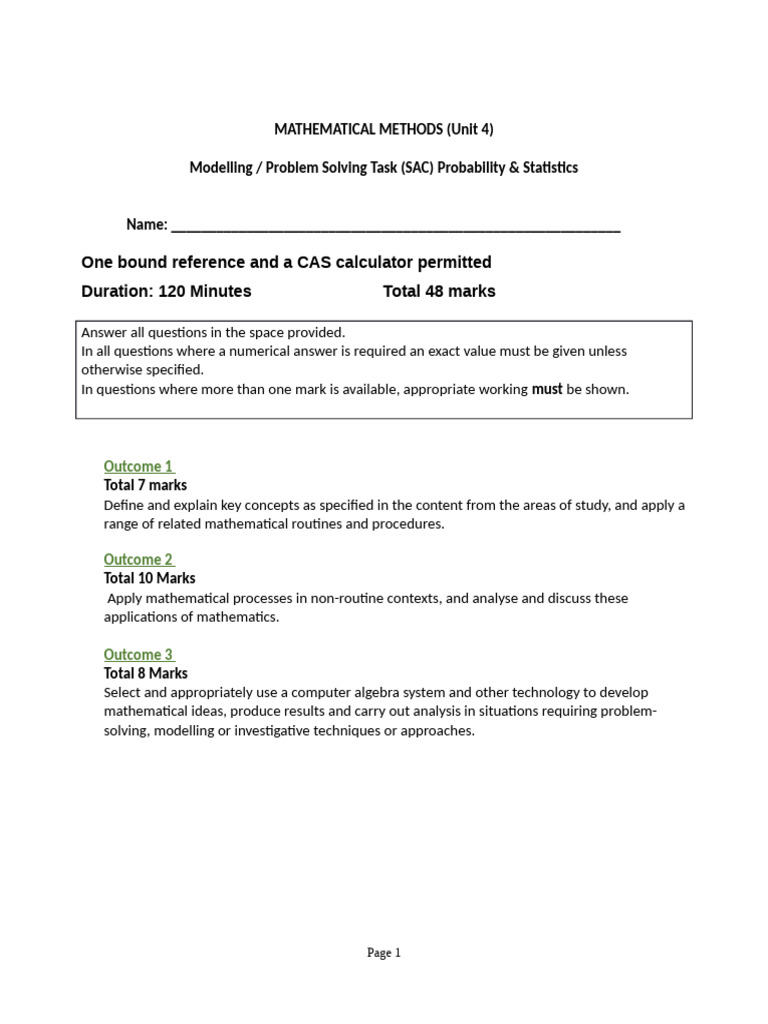 Probability & Statistics Problem Set | PDF | Standard Deviation ...