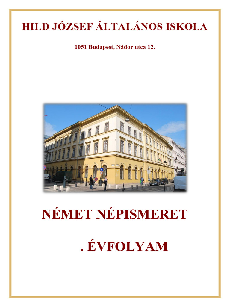 A Nemet Hnim 1-4 | PDF