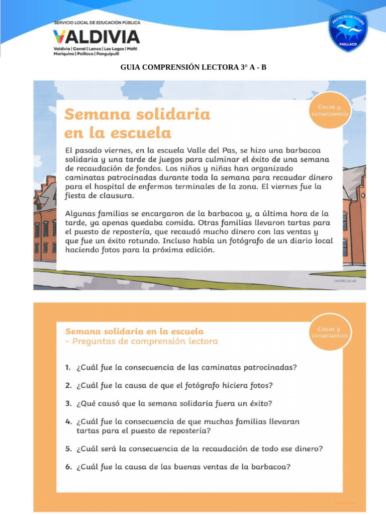 Comprension Lectora 3 | PDF