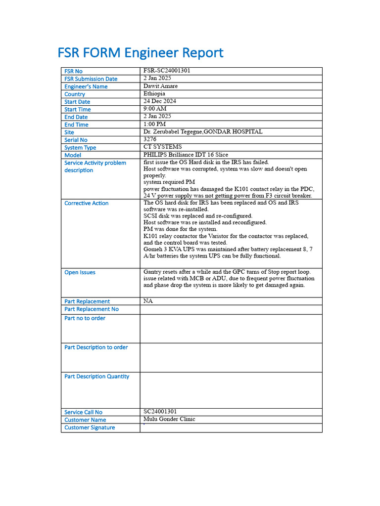 FSR SC24001301 | PDF