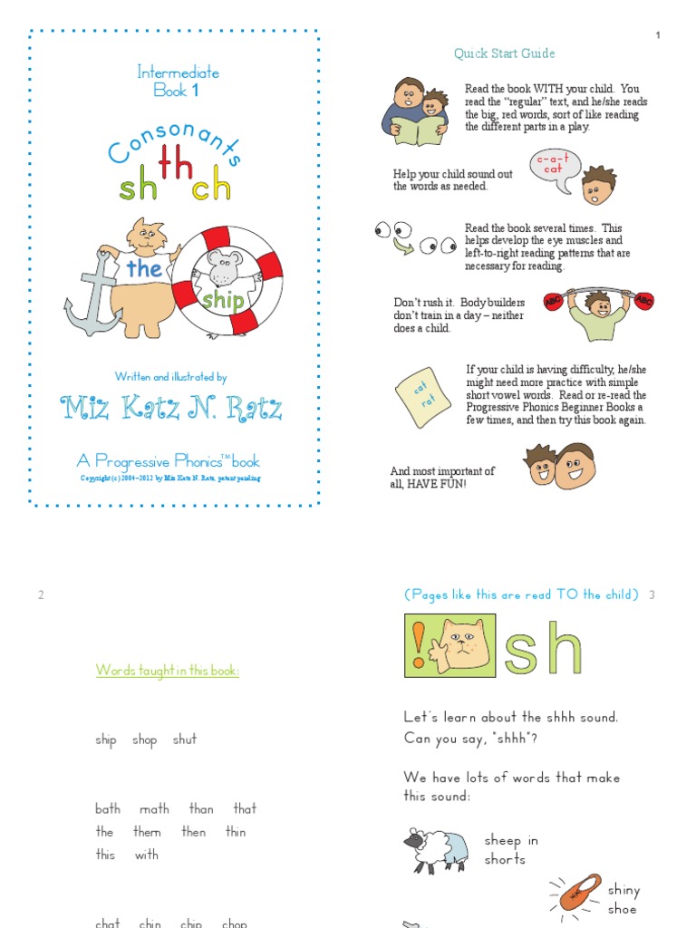 Intermediate Book A Progressive Phonics Book PDF Phonics Languages
