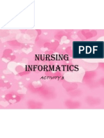 Nursing Informatics: Activity 3