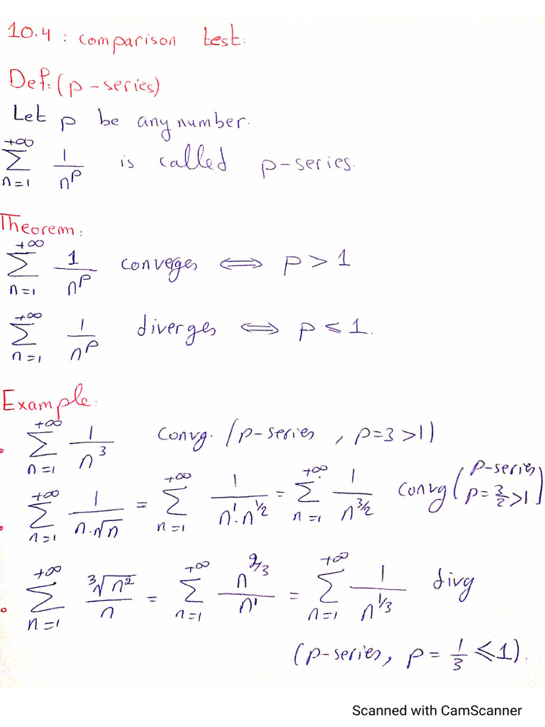 27-10.4 Comparison Tests | PDF