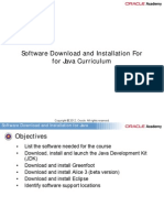 Software Download and Installation For Java Curriculum