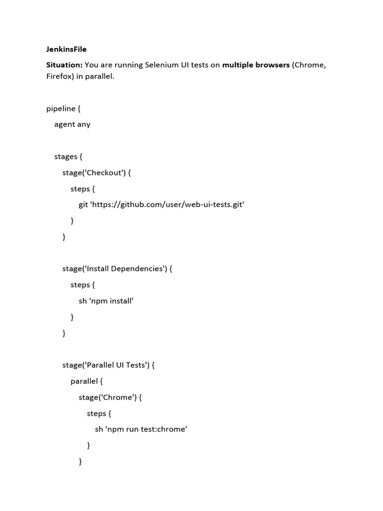 Jenkins CI/CD Pipeline Examples and Setup | PDF | Computer Science ...