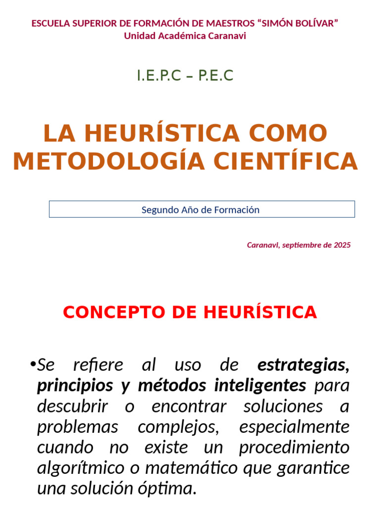 Heurística: Estrategias para Resolver Problemas | PDF | Heurístico ...