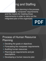 HR Planning and Staffing