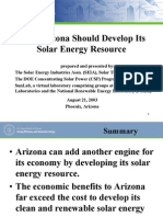 Why Arizona Should Develop Its Solar Energy Resource