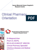 DR - Khan Clinical Pharmacy Orientation