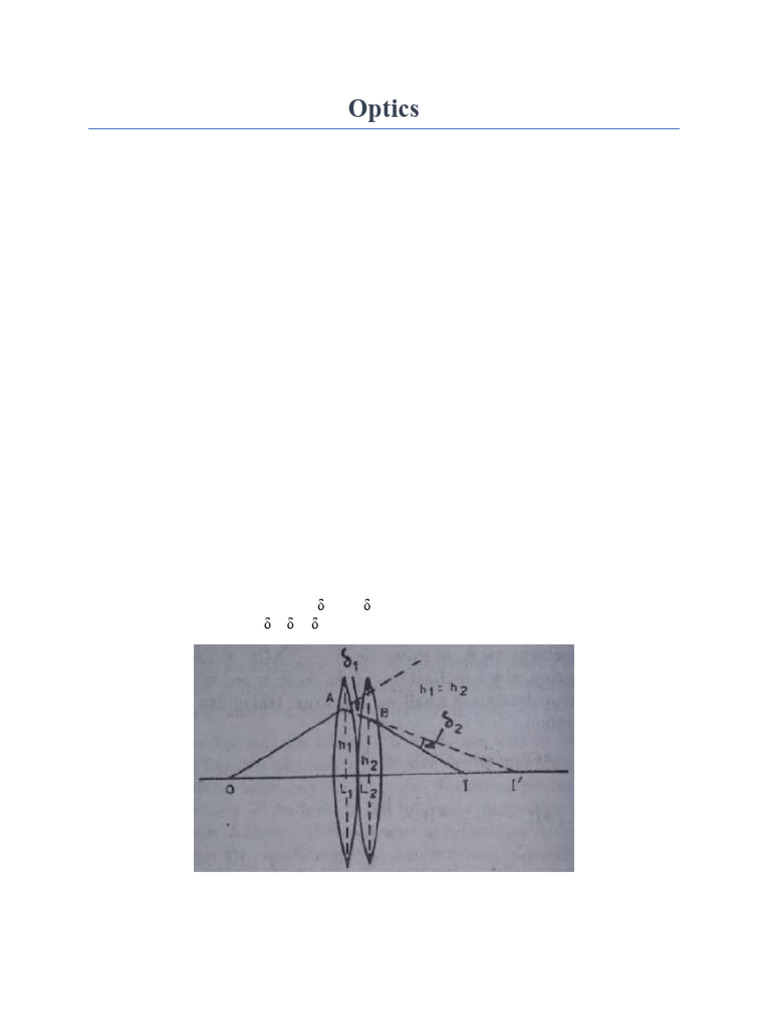 Optics AB | PDF | Diffraction | Coherence (Physics)