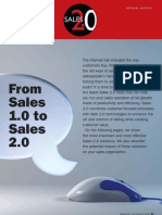 From Sales 1.0 To Sales 2.0: Special