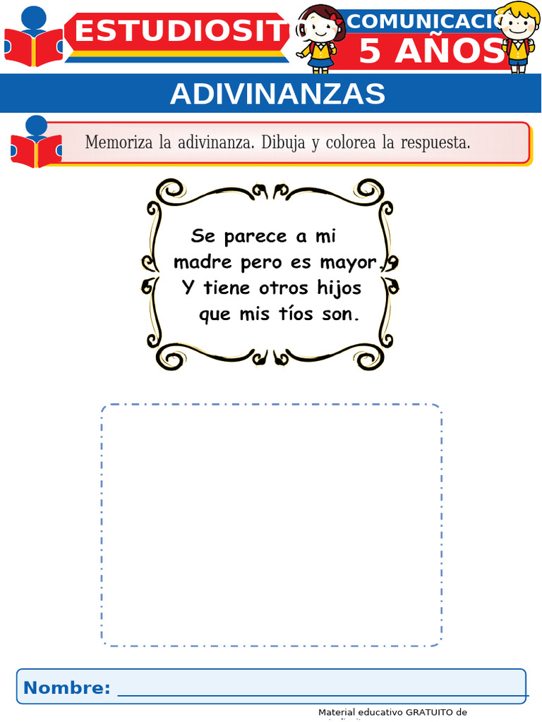 Adivinanzas para Ninos de Cinco Anos | PDF