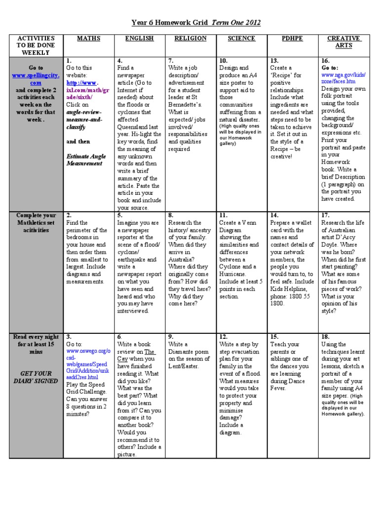 Term homework grid 08 image