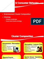 Research & Consumer Behavior: Agenda Entertainment Cluster Composition Cinemas