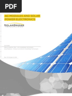 Ac Modules and Solar Power Electronics