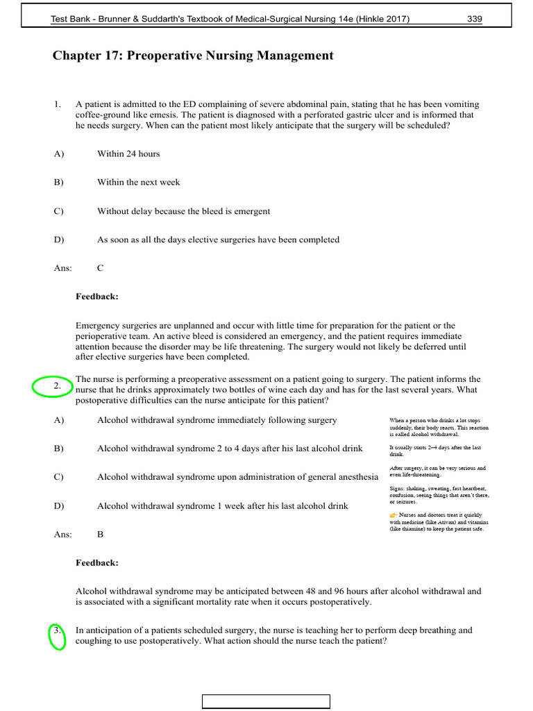 Chapter 14 14ed | PDF | Surgery | Perioperative