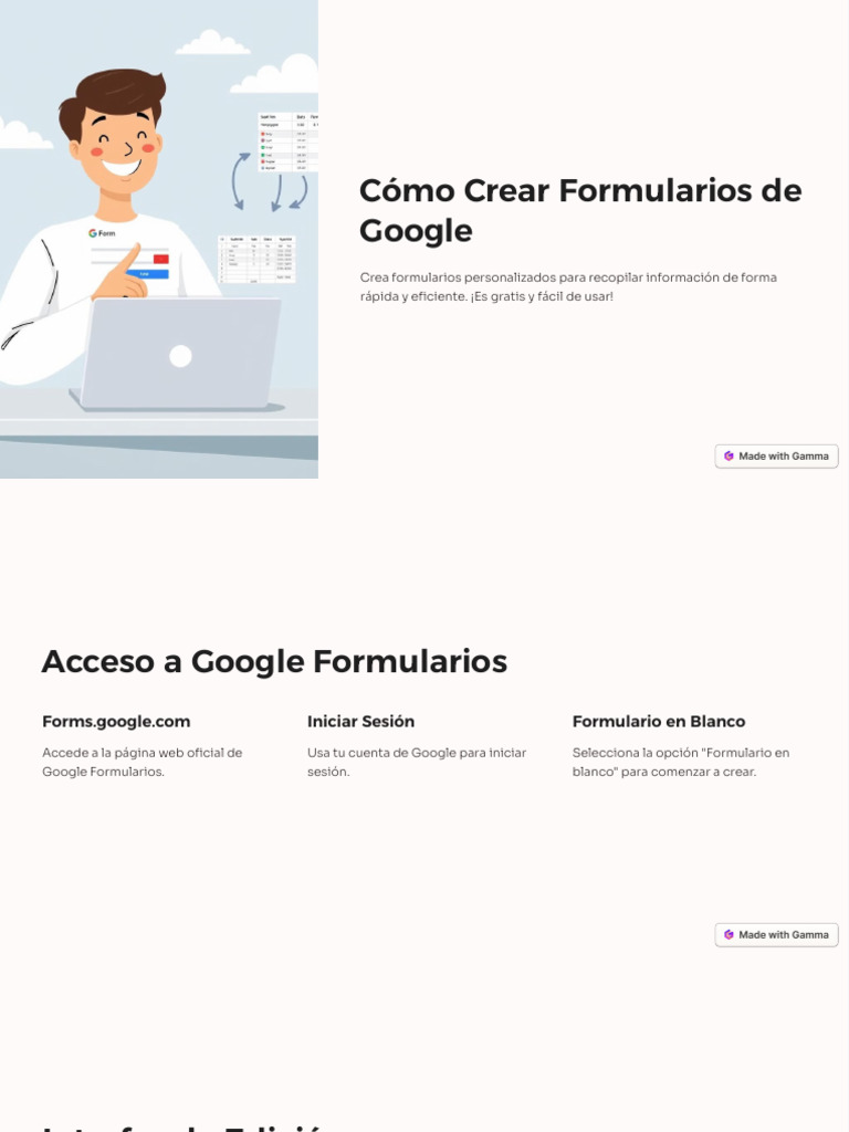 Cómo Crear Formularios en Google | PDF | Cuestionario | Red mundial