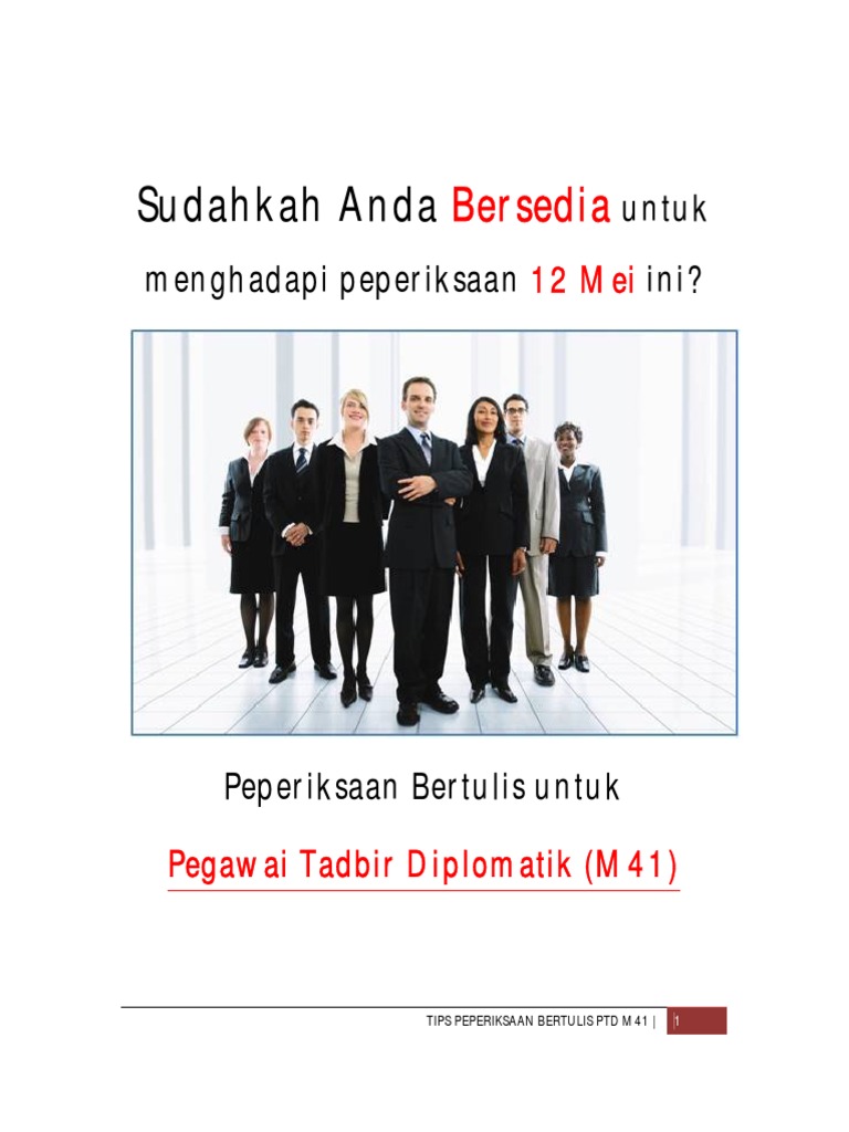 Sudahkah Anda: Bersedia