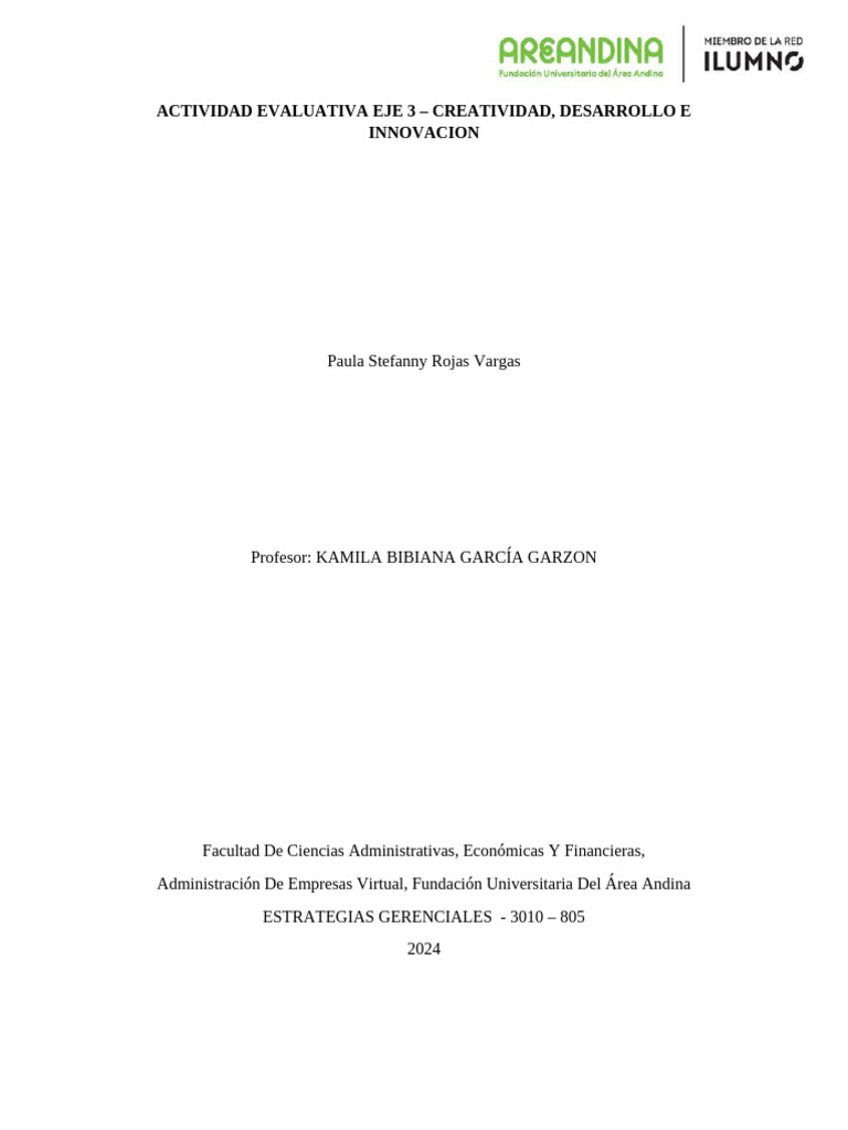 Actividad Evaluativa Eje 3 | PDF | Software | Business